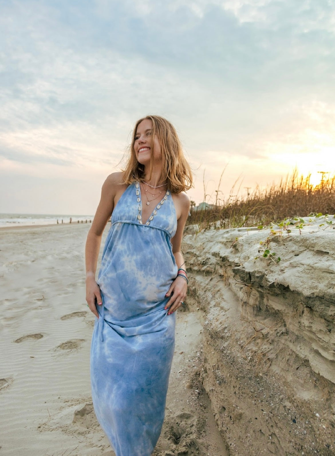 Blue Skies Maxi Dress