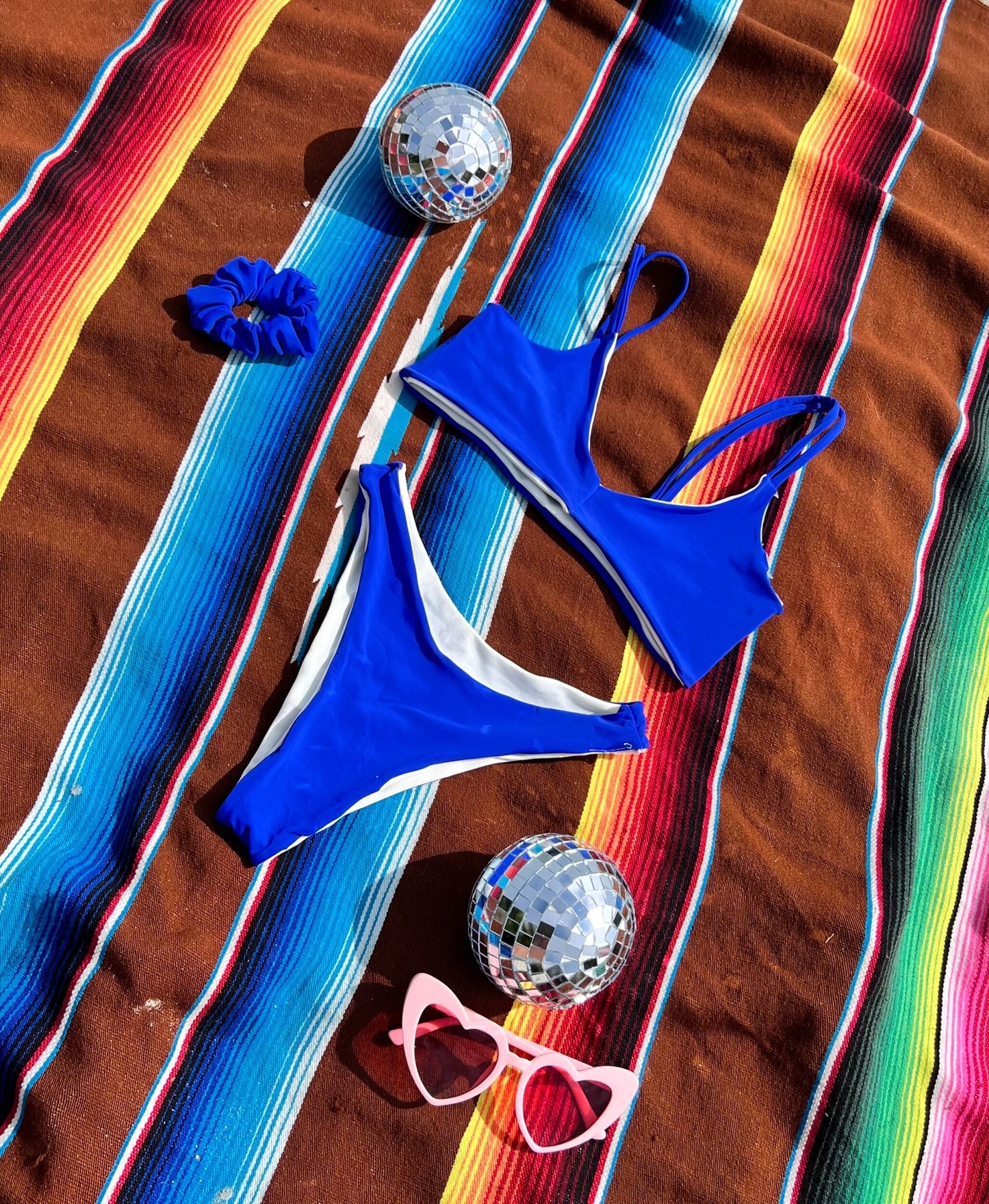 The Royal Blue Kini Top